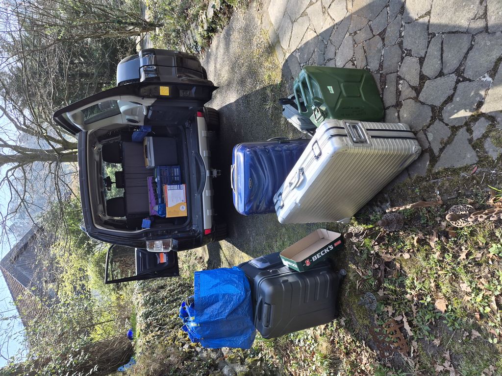 Foto 1 – 23.03.2026 – 0 km – Packen